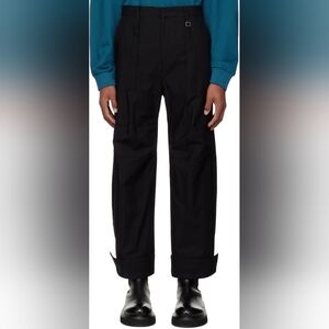 Wooyoungmi Black Wide Trousers size L(48) BNWT